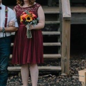 David’s Bridal Bridesmaid Dress